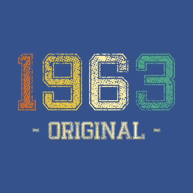 Discover 1963 gift, vintage retro original 1963 - 1963 - T-Shirt