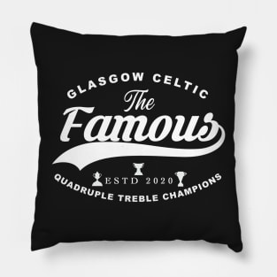 The Famous Glasgow Celtic Quadruple Treble Pillow