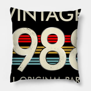 Vintage 1988 All Original Parts Pillow