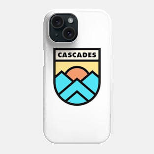 Cascades Retro Badge Phone Case