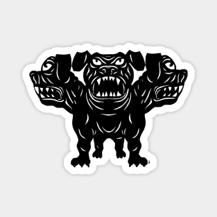 Cerberus the 3 Headed Hell Hound Magnet