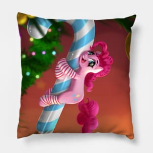 Tiny Pinkie Pie at Christmas Pillow