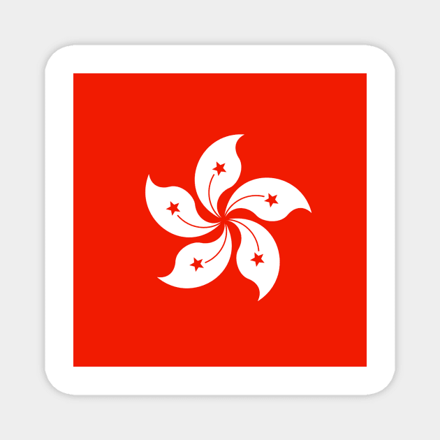 Hong Kong flag Magnet by flag for all