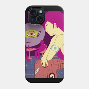 1984 cyberpunk by mamitheartist Phone Case