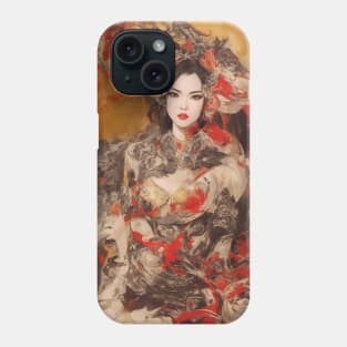 A bewitching Japanese beauty Phone Case