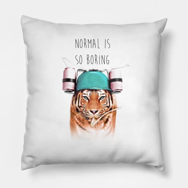 Normal is so boring. Pillow by 24julien