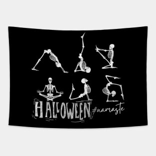 Halloween namaste Tapestry