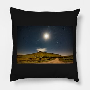 Hay Bluff by Moonlight, Brecon Beacons National Park Pillow