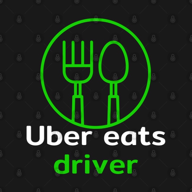 Uber eats driver by Salizza