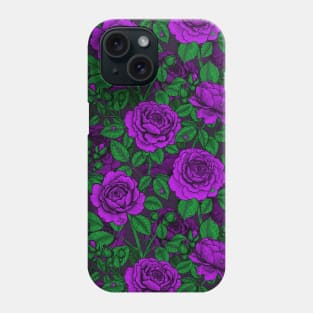 Purple roses Phone Case