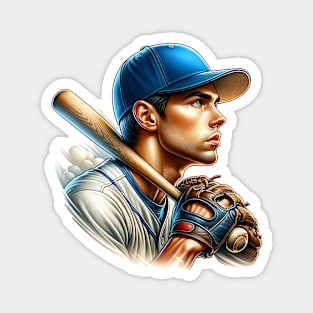 Baseball Player Magnet