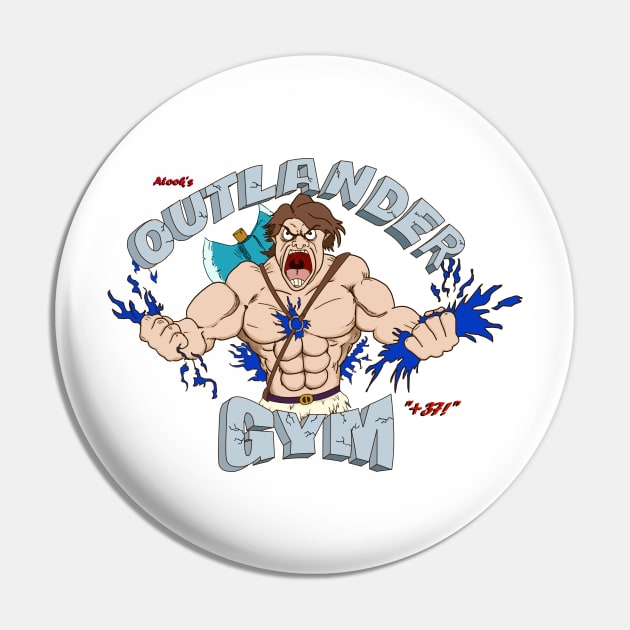 Atook's Outlander Gym Pin by BigFatDog