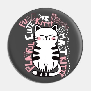 Playful Kitty Pin