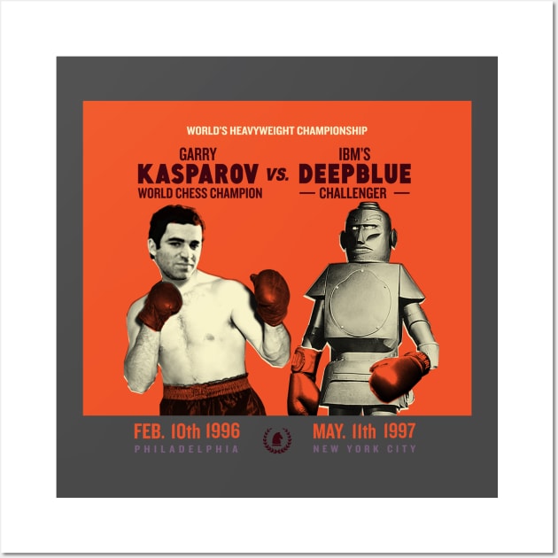 Chess Deep Blue v Kasparov, 1997 Poster for Sale by fourthreethree