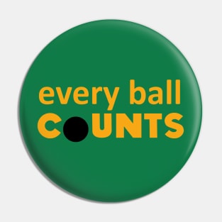 Evry ball Counts (black) Pin