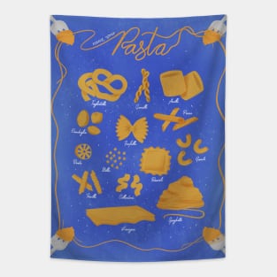 Name Your Pastas | An illustrative guide to Italian pastas Tapestry