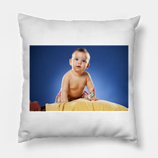 Father and his baby daughter Pillow