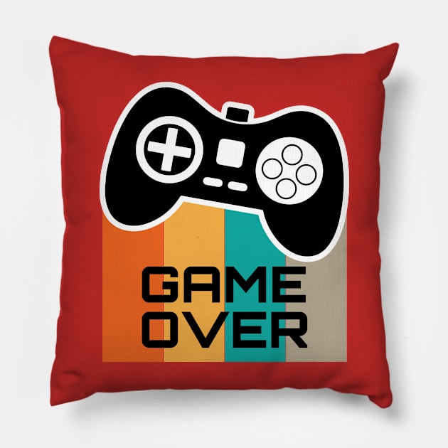 Game Over Pillow by LAMUS