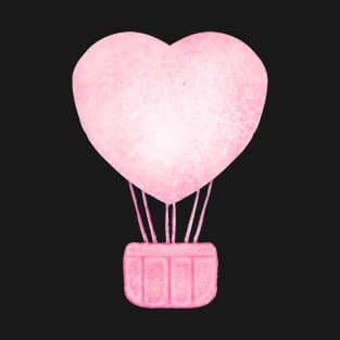 Hot Air Balloon Heart T-Shirt