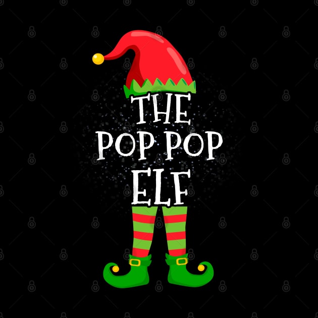 Pop Pop Elf Family Matching Christmas Group Funny Gift by silvercoin