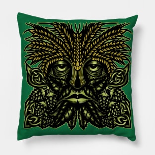 Hop & Barley Green Man Pillow