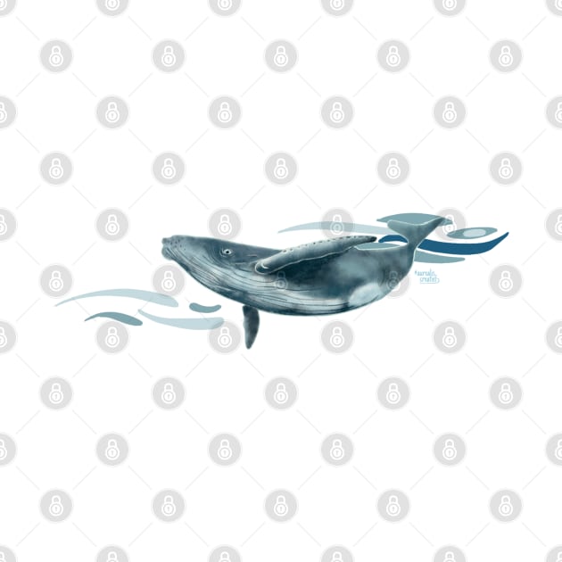 Baby humpback by Aurealis