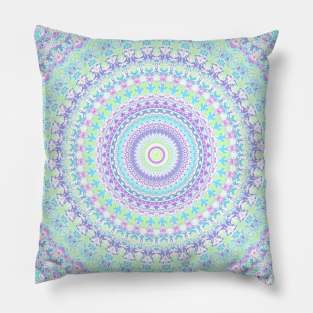 Boho Pastel Mandala Pillow