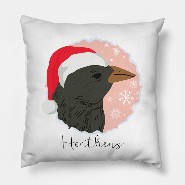 El Paso Heathens - Christmas version Pillow by EPAtheist