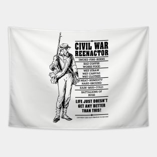 Civil War Reenactor Tapestry