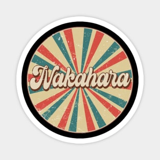 Circle Design Nakahara Proud Name Birthday Anime Magnet