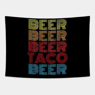 Beer Taco Food Saying Mexican Cinco De Mayo Tapestry