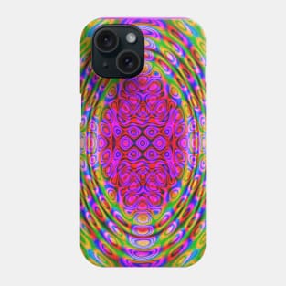 Oval Abstract Psychedelic Pattern Phone Case