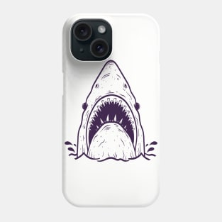 Shark head Design T-shirt STICKERS CASES MUGS WALL ART NOTEBOOKS PILLOWS TOTES TAPESTRIES PINS MAGNETS MASKS Phone Case