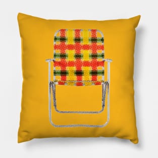 Lawnchairs Are Everywhere - design no.4 Pillow