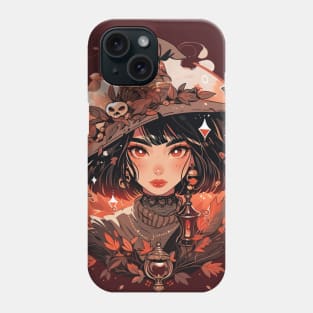 Witchy Halloween Lady Phone Case