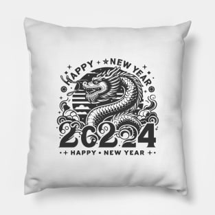 new year zodiac dragon xmas Pillow