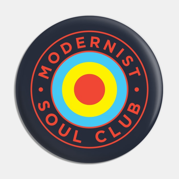 Modernist Soul Target Pin by modernistdesign