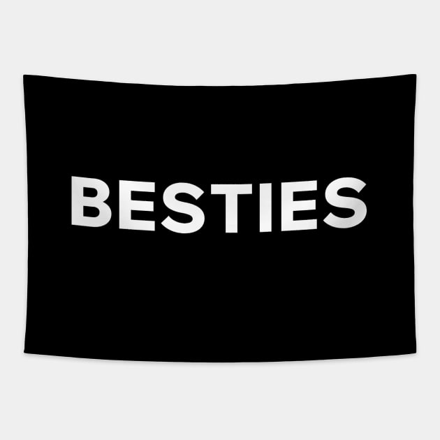 Besties Matching For Best Friends Tapestry by Aome Art