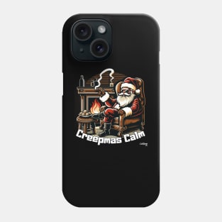 Snug Sipper Santa by the Fire - A Xmas December Claus Phone Case