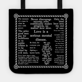 Plato Quotes Tote