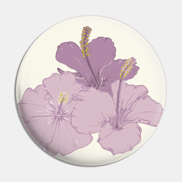 Purple hibiscus flowers Pin by marufemia