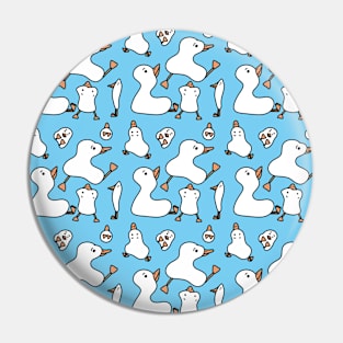 Silly goose pattern Pin