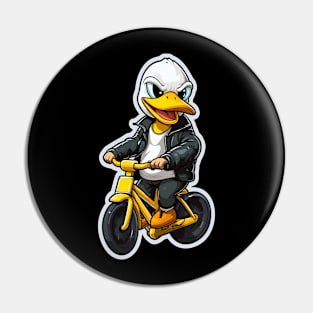 Quack on Wheels Pin