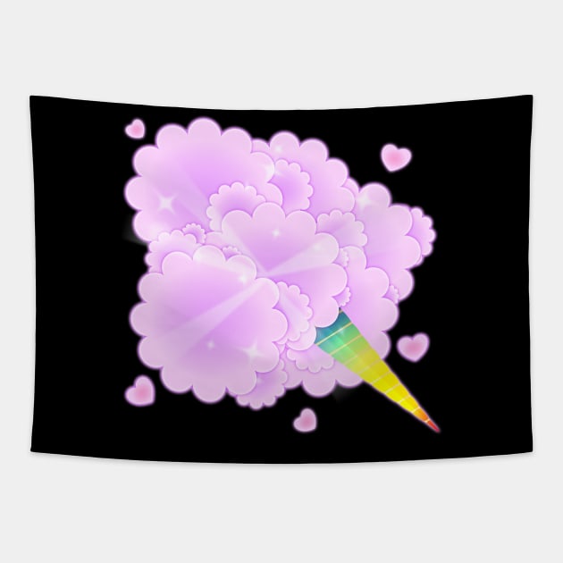 Cotton Candy Lover Tapestry by DanielLiamGill