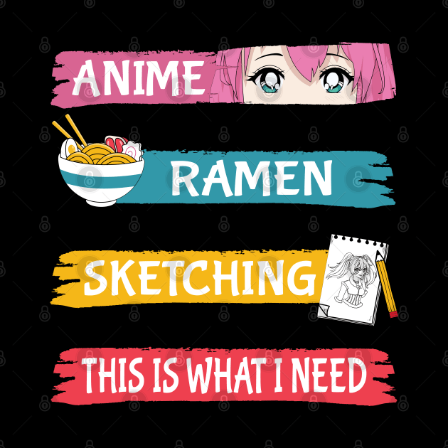 Anime Ramen Sketching This Is What I Need by Vcormier