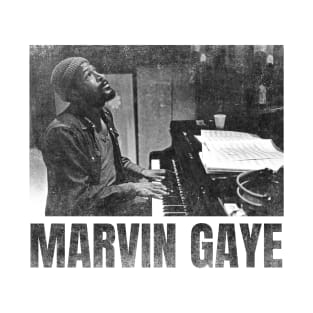 marvin gaye simple urban black n white T-Shirt