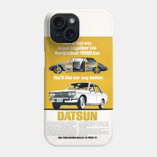 Vintage Car Ad 1969 Datsun 510 Phone Case