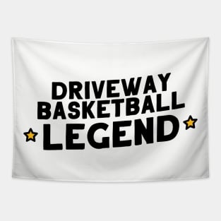 Driveway Basketball Legend Tapestry
