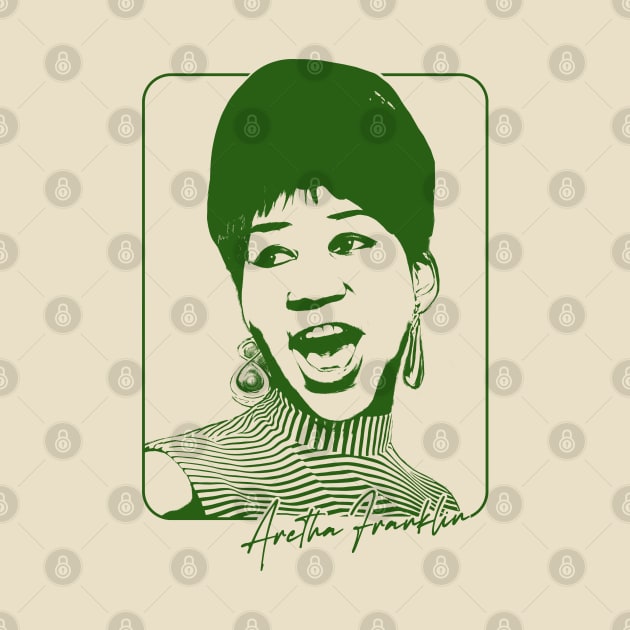 Aretha Franklin /// Retro Soul Fan Design by DankFutura