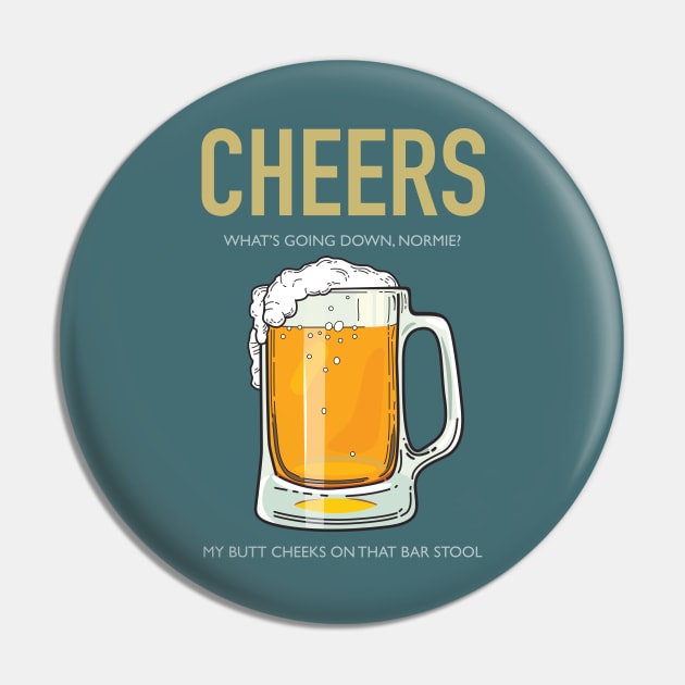 Cheers - TV Series Poster Pin by MoviePosterBoy